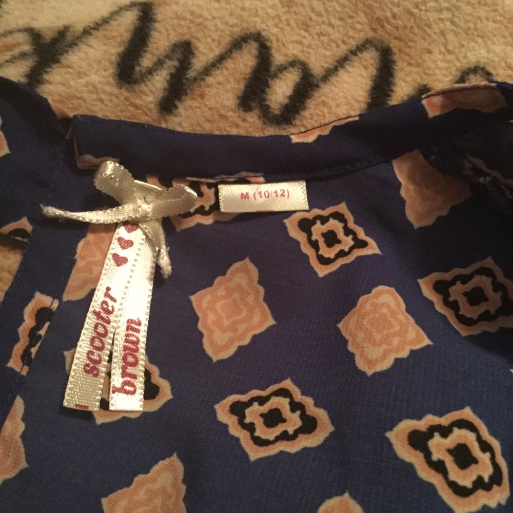 Girl’s Navy Blue Romper